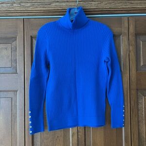 Talbots Royal Blue Turtleneck Sweater